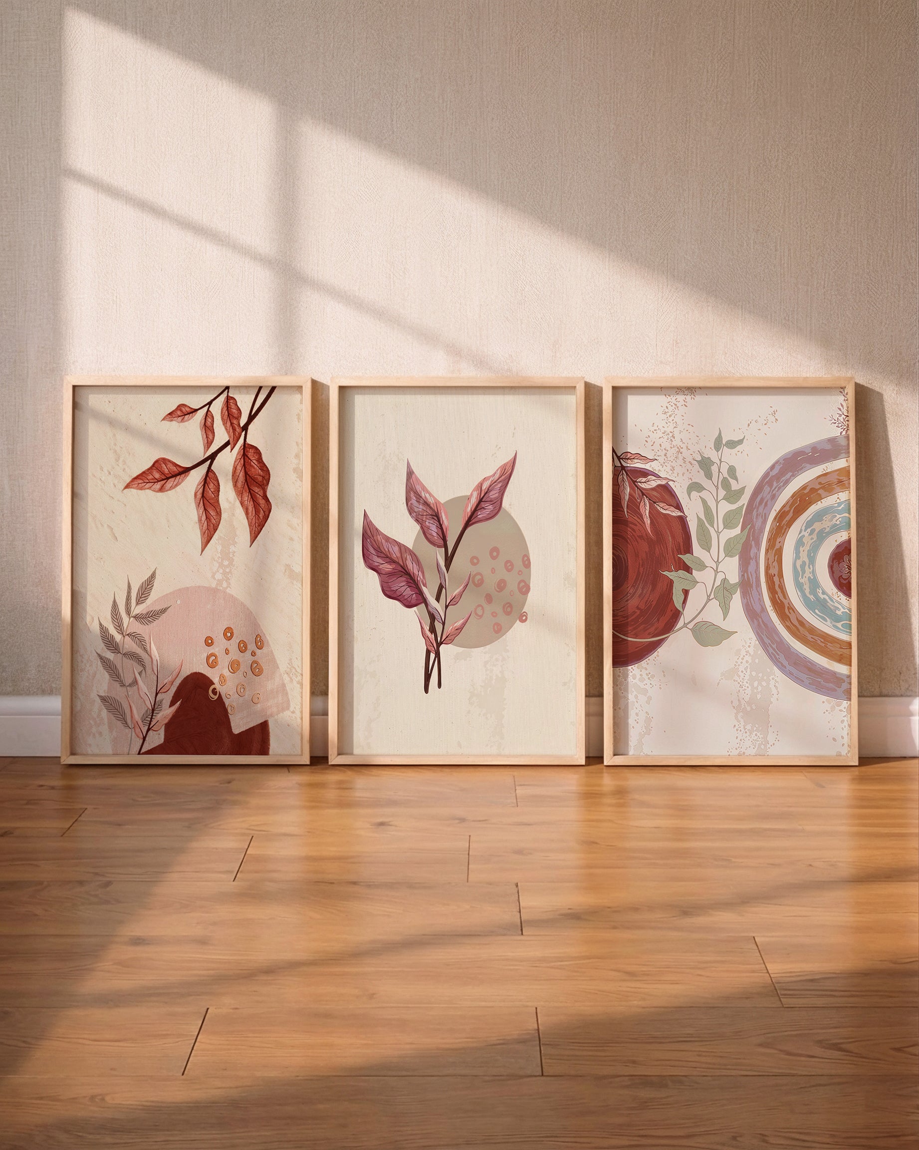 Botanical Harmony - Set of 3