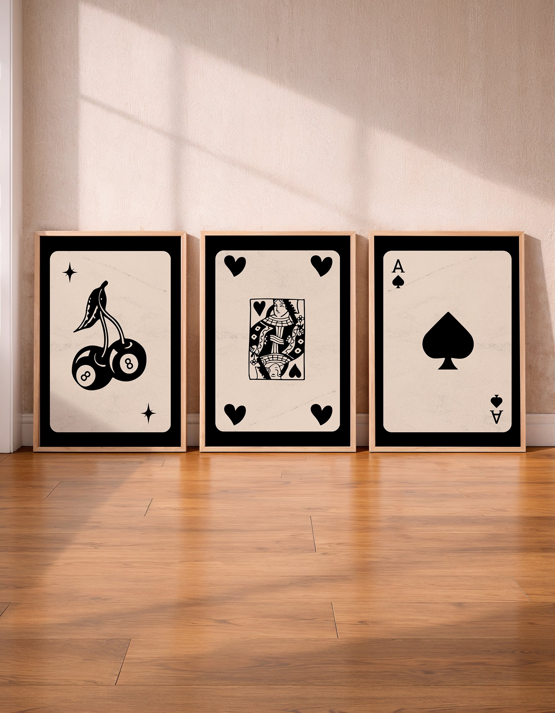 Black Cards - Set of 3