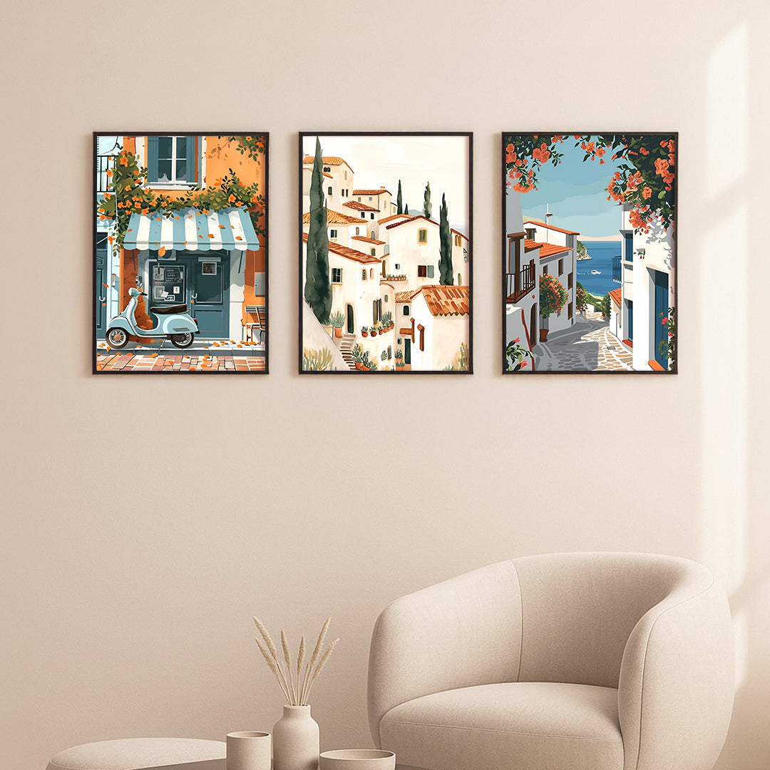 Mediterranean Escape - Set of 3