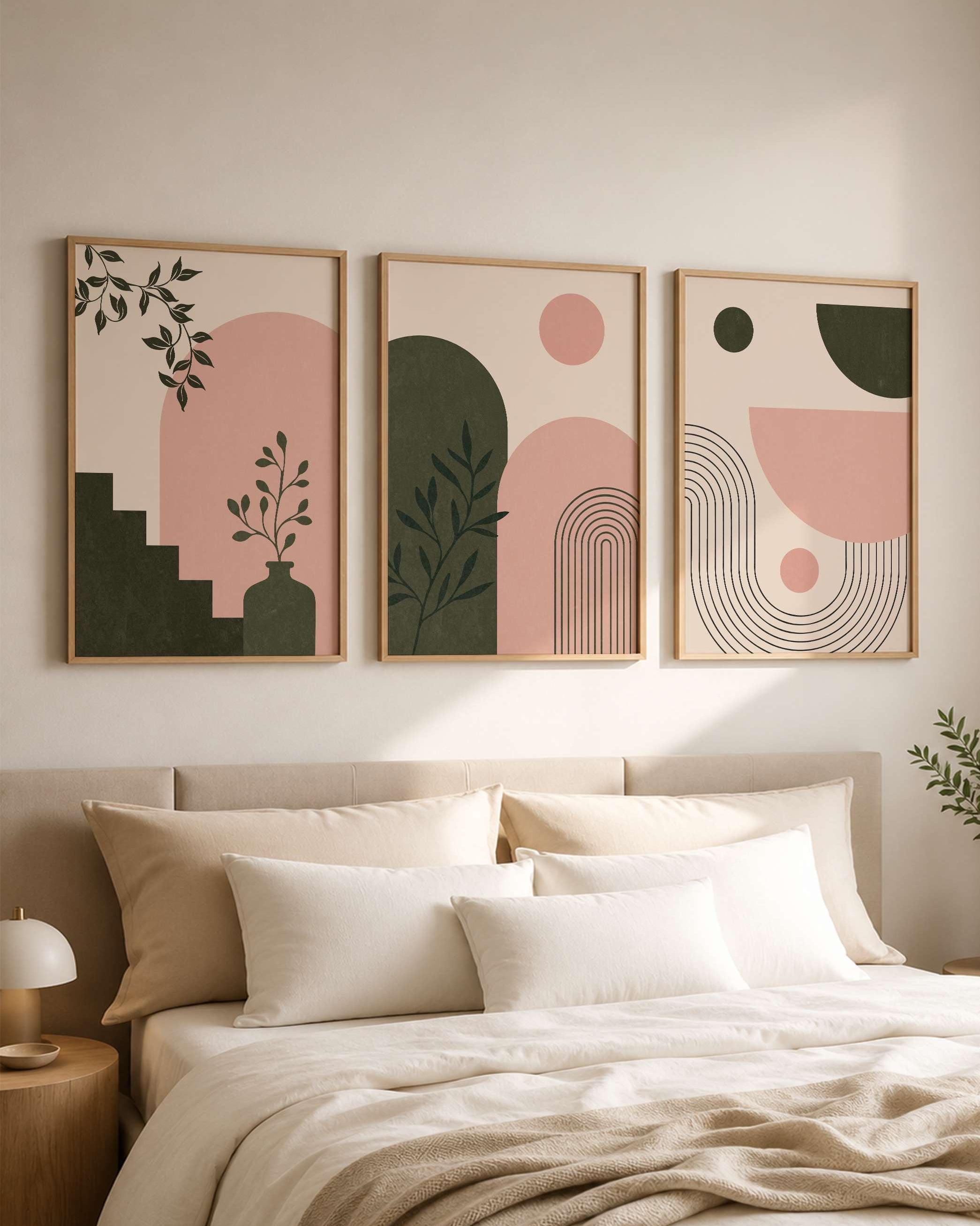 Blush Horizon - Set of 3