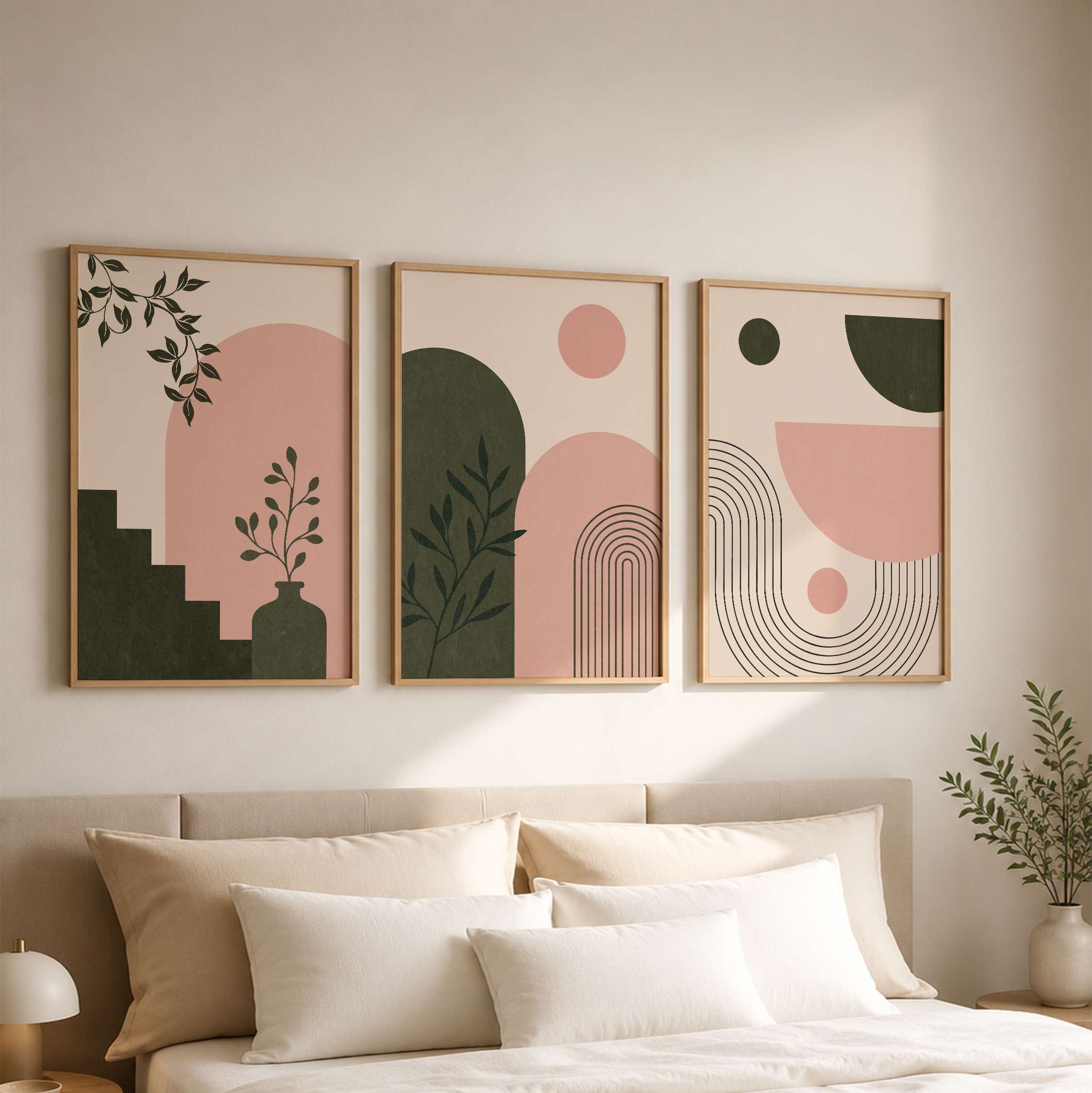 Blush Horizon - Set of 3