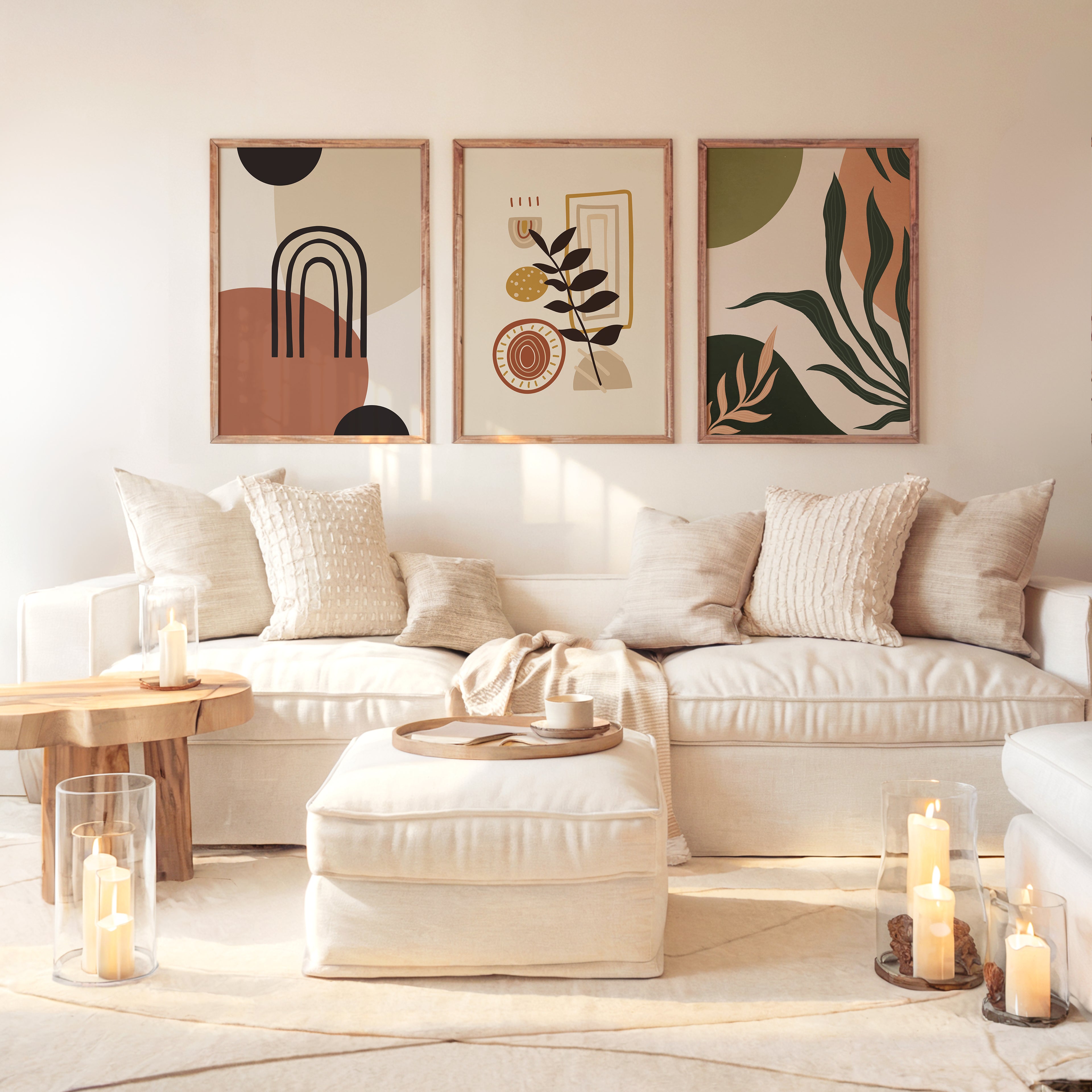 Earthy Elegance - Set of 3