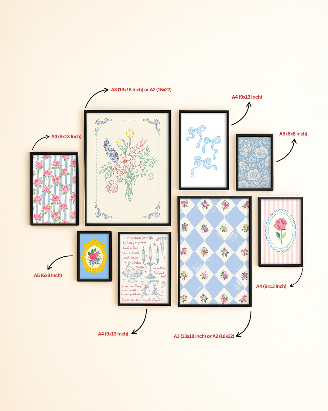 Pastel Garden Tales - Set of 8