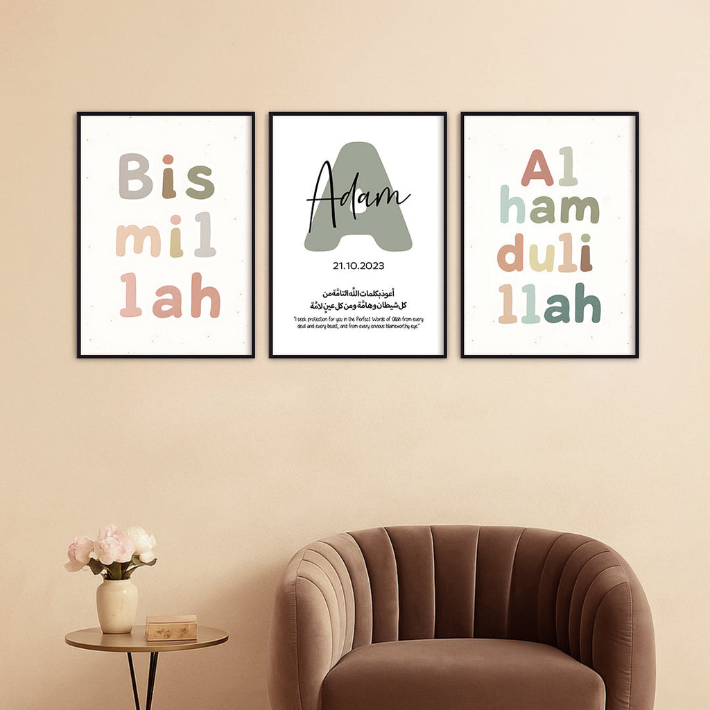 Tiny Blessings Trio - Custom Name