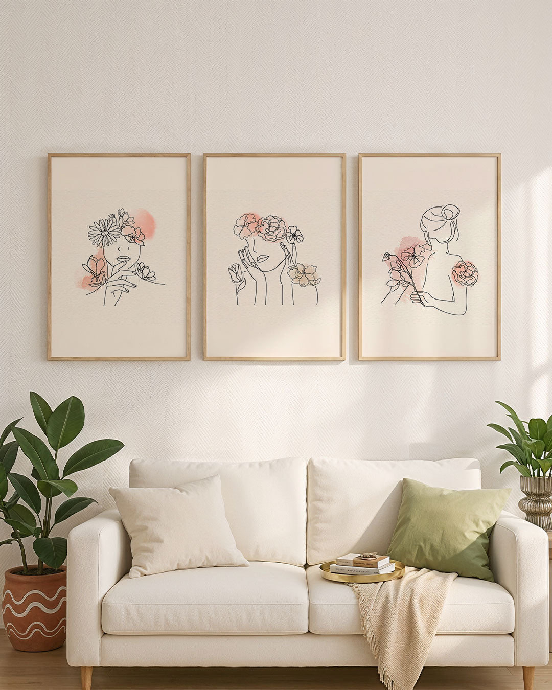 Blush Garden - Set of 3