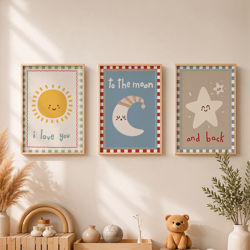 To The Moon & Back - Set of 3