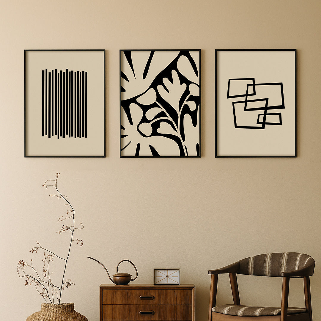 Framed Flow - Set of 3