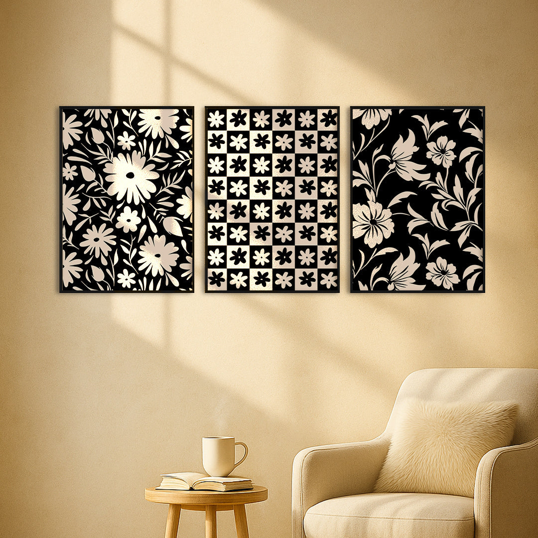 Noir Bloom - Set of 3