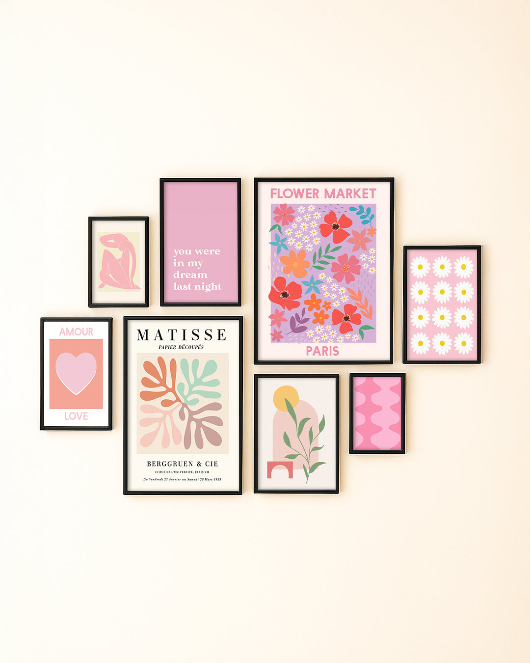 Parisian Bloom - Set of 8