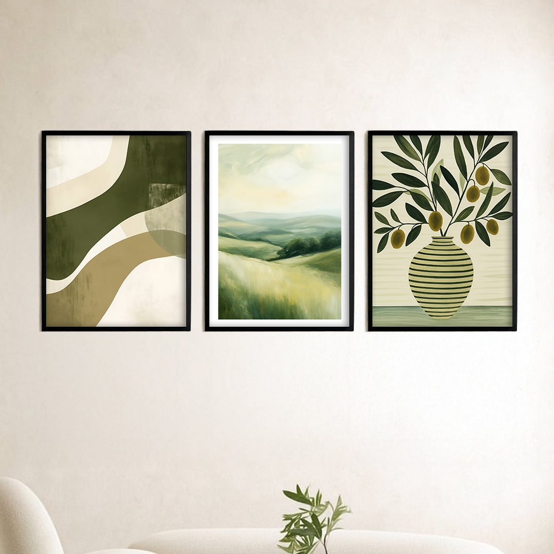 Olive Serenity Set - Set of 3