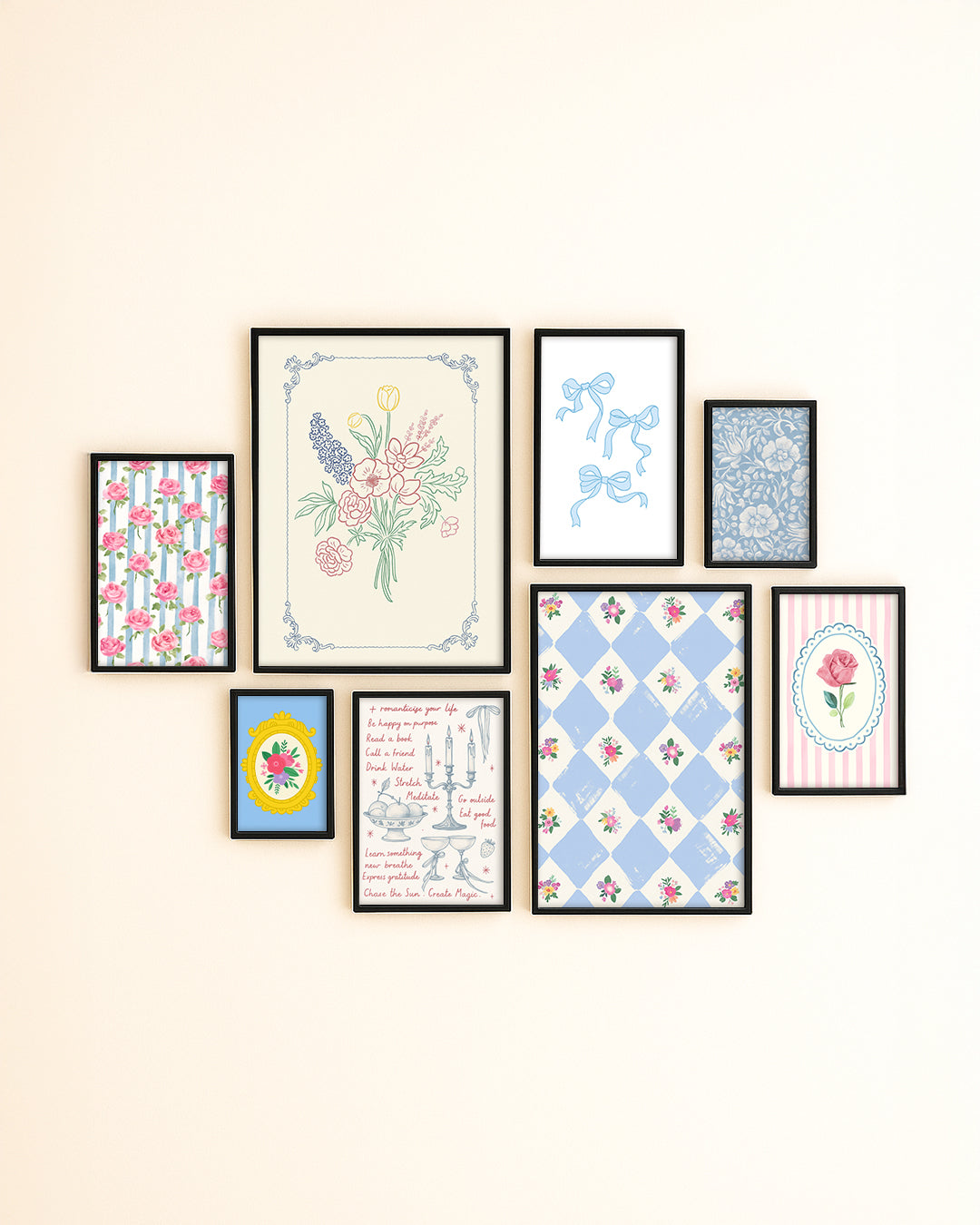 Pastel Garden Tales - Set of 8